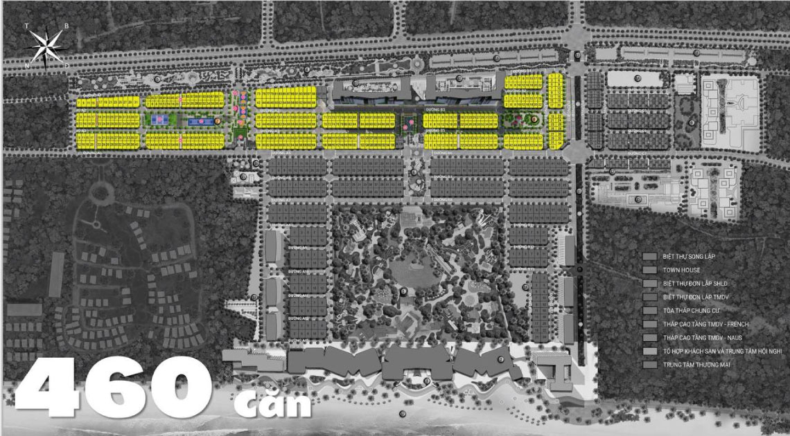 Vị trí 460 căn Casa Villa song lập tại Blanca City