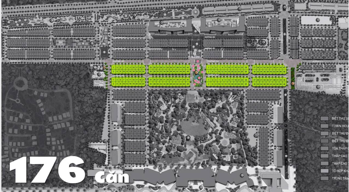 Vị trí 460 căn Casa Villa đơn lập tại Blanca City