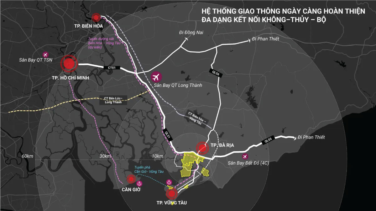 Vị trí Blanca City Vũng Tàu