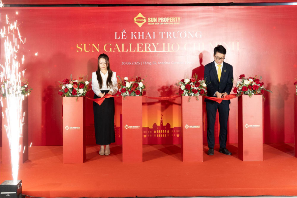 Lễ khai trương SUN Gallery Hồ Chí Minh chính thức diễn ra vào sáng 30/06/2025